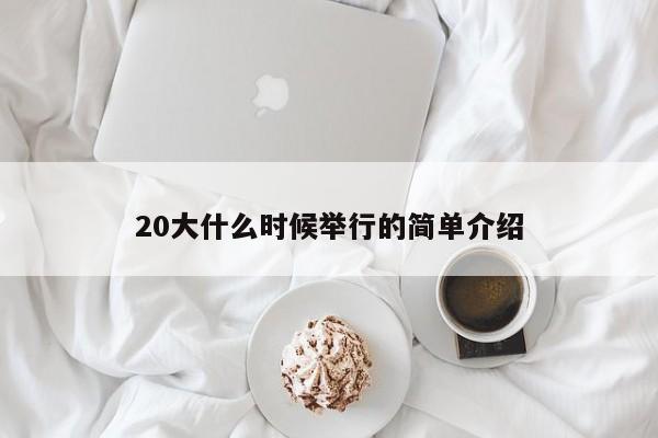 20大什么时候举行的简单介绍