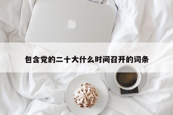包含党的二十大什么时间召开的词条